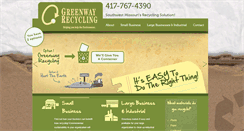 Desktop Screenshot of greenwayrecyclingmo.com